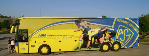 Photo du bus de ASM Clermont Auvergne